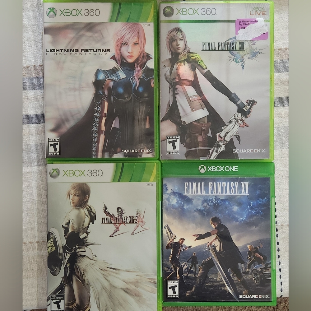 Final Fantasy Game Lot (All Playable On Xbox 1)